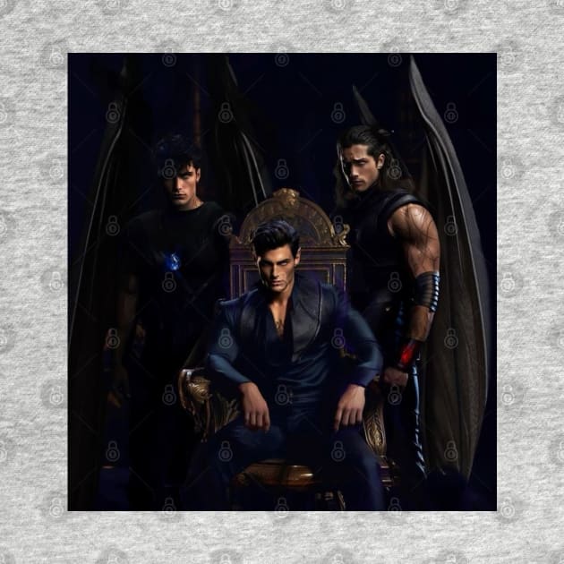 ACOTAR - Rhysand, Cassian, & Azriel Art by harjotkaursaini